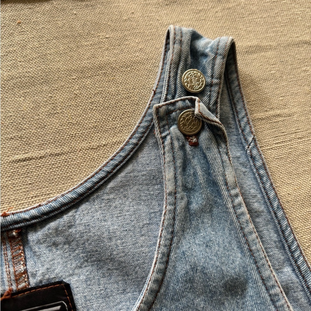 Vintage 90s Denim Dress - Picture 5 of 11